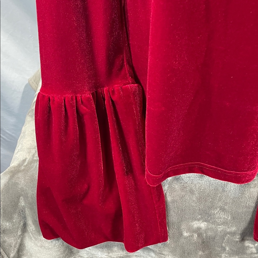 Torn by Ronny Kobo Crimson Velvet Blouse - Picture 3 of 13